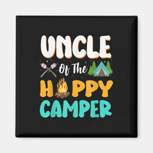Uncle Of The Happy Camper Family Camping Birthday  Magnet