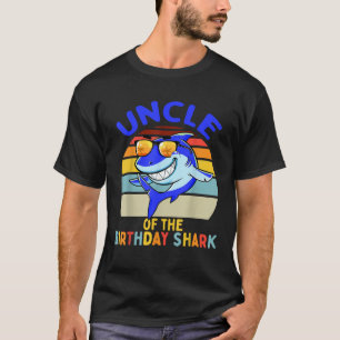 Uncle of the Shark Birthday Matching Family T-Shirt