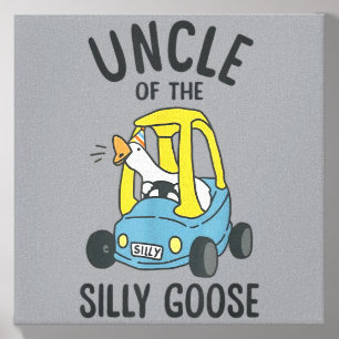 Uncle Of The Silly Goose 1st Birthday Kids Family Canvas Photo Tile