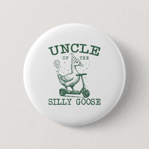 Uncle Of The Silly Goose First Birthday Family Mat Button