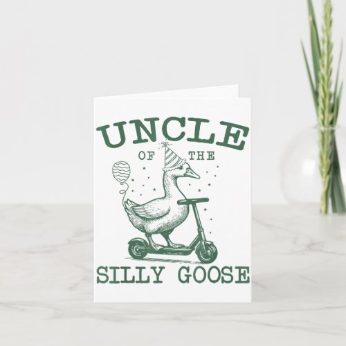 Uncle Of The Silly Goose First Birthday Family Mat