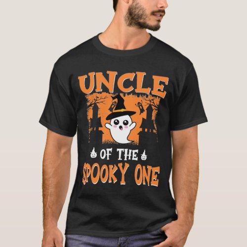 Uncle of the Spooky One 1St Birthday Halloween  T_Shirt