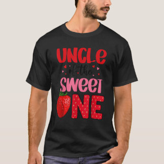 Uncle Of The Sweet One Strawberry Birthday Family T-Shirt
