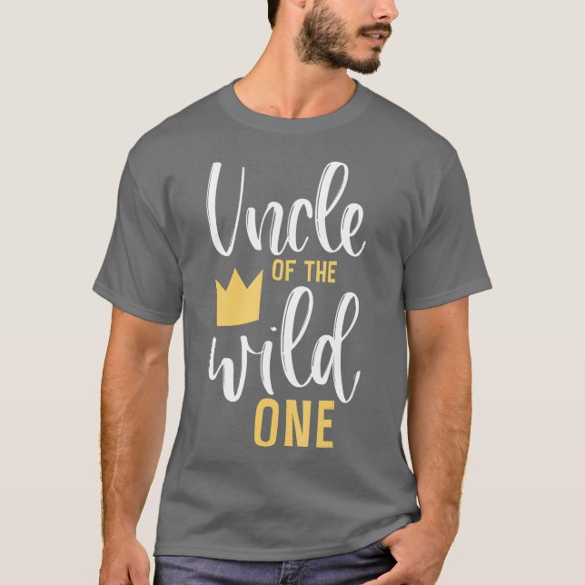 Uncle of the Wild One Shirt 1st Birthday First (Front)