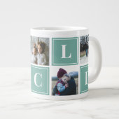 Uncle Photo Collage Custom Giant Coffee Mug (Front Right)