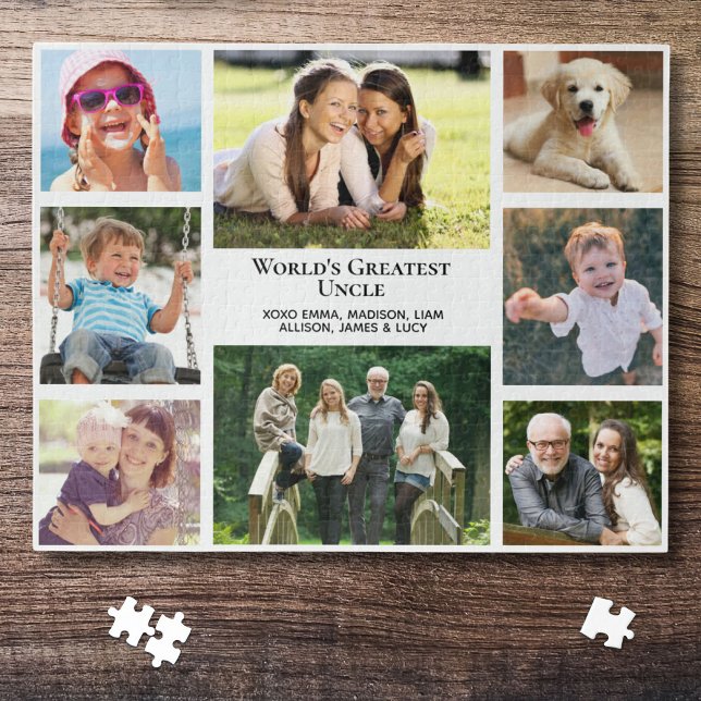 Uncle Photo Collage Jigsaw Puzzle (Creator Uploaded)