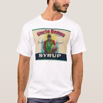 Uncle Remus Syrup Labelcairo  Ga T-shirt by LanternPress at Zazzle