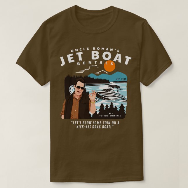 Uncle Romans Jet Boat Rentals Est 1988 1 T-Shirt (Design Front)