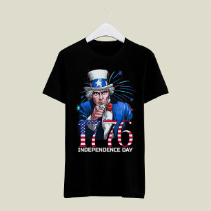 Uncle Sam 1776 Independence Day T-Shirt