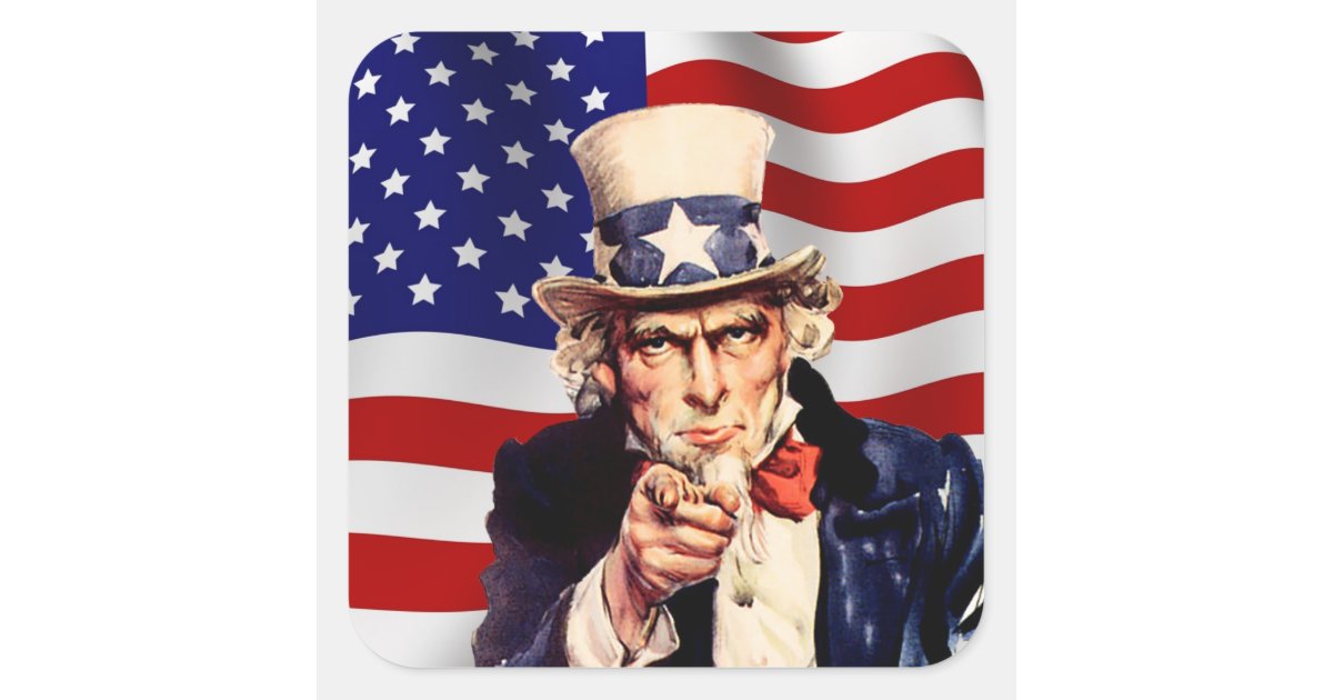 Uncle Sam 1 Sticker | Zazzle