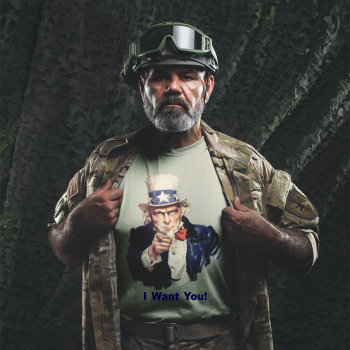 Uncle Sam 1 T-shirt by shelbysemail2 at Zazzle