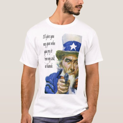 Uncle Sam 2nd Amendment Pro_Gun T_Shirt