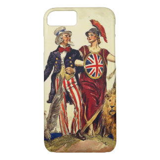 Uncle Sam and Britannia iPhone 8/7 Case