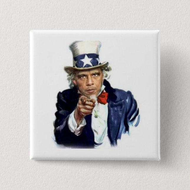 Uncle Sam Button (Front)