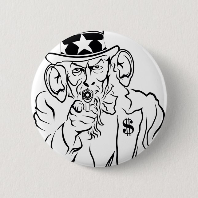 Uncle Sam Button (Front)