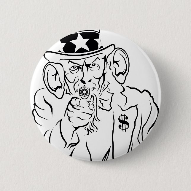 Uncle Sam Button (Front)