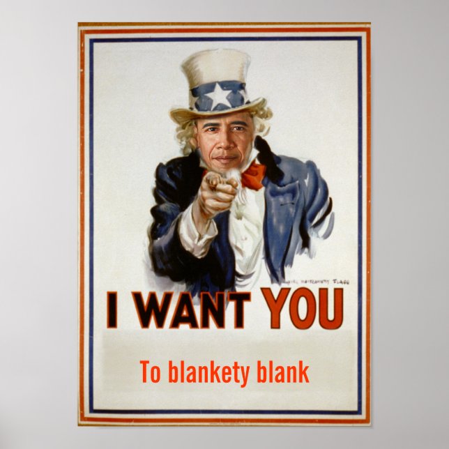 Uncle Sam Carnival Cutout Poster (Front)