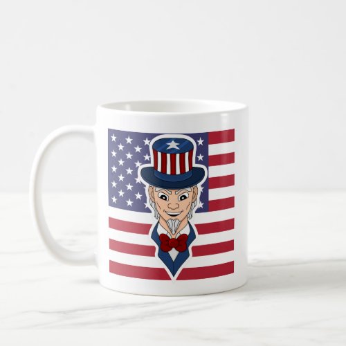 Uncle Sam cartoon Coffee Mug