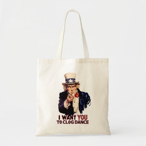 Uncle Sam Clogging Dance Tote Bag