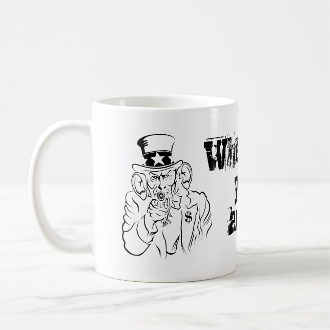 Uncle Sam Coffee Mug (Left)