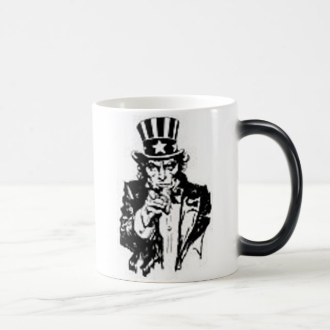uncle sam color morph mug  (Right)