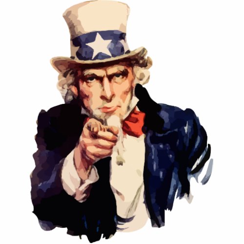 Uncle Sam Cutout