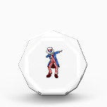 Uncle Sam Dab Award<br><div class="desc">Funny Uncle Sam dab patriotic design will make a great 4th of July gift for the patriotic American</div>