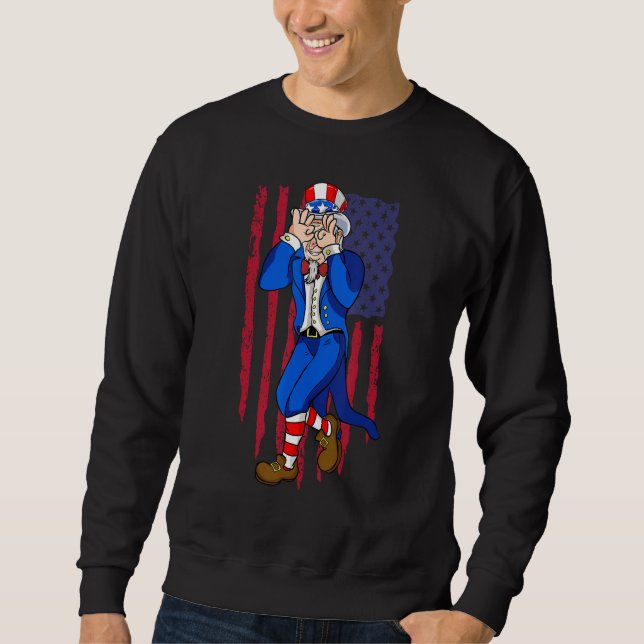 Uncle Sam Dance 4th of July Independence Day Sweatshirt (Front)