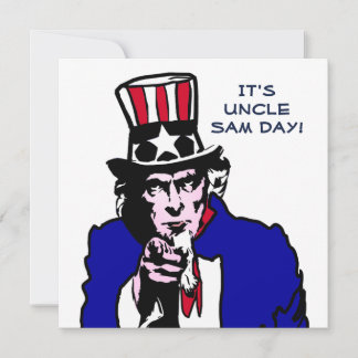 Uncle Sam Day Invitation