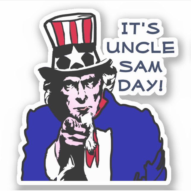 Uncle Sam Day Sticker (Front)