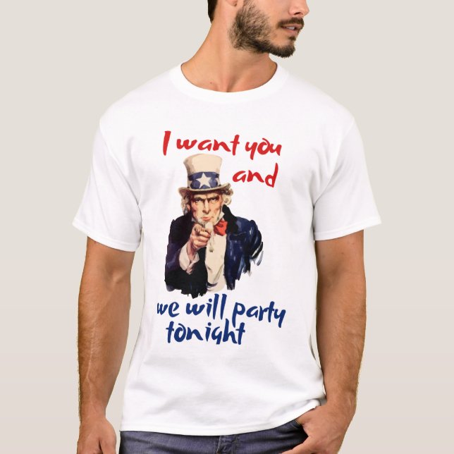 Uncle Sam designed shirt (Front)