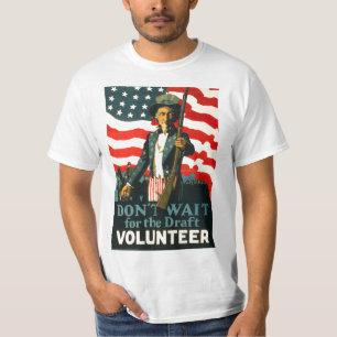 Uncle Sam: Don't Wait for Draft WWI Shirt
