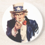 Uncle Sam Drink Coaster<br><div class="desc">america usa election united states merica</div>