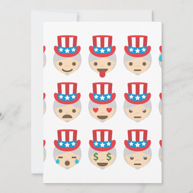 uncle sam emoji (Front)