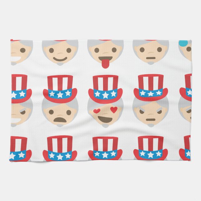 uncle sam emoji towel (Horizontal)