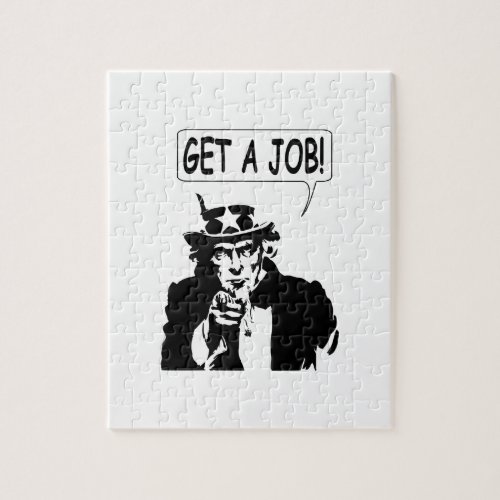 Uncle Sam Get A Job Jigsaw Puzzle