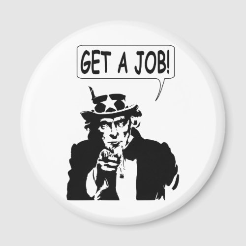 Uncle Sam Get A Job Magnet