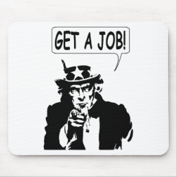 Uncle Sam Get A Job Mouse Pad
