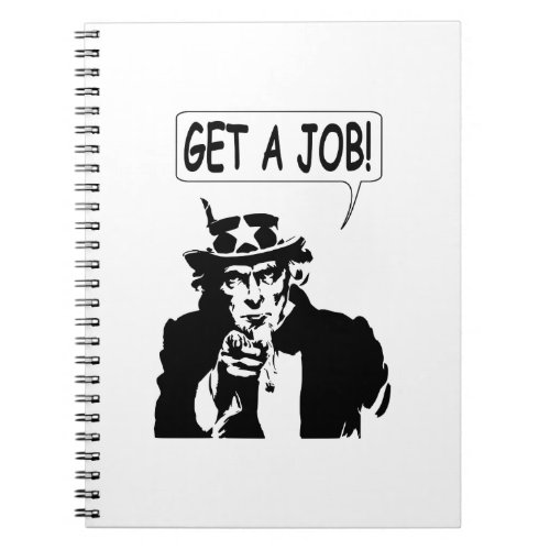 Uncle Sam Get A Job Notebook