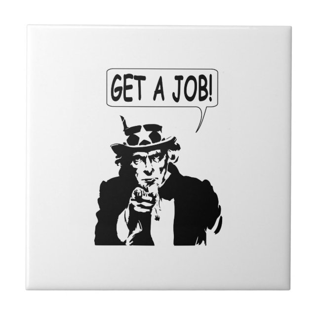 Uncle Sam Get A Job Tile (Front)