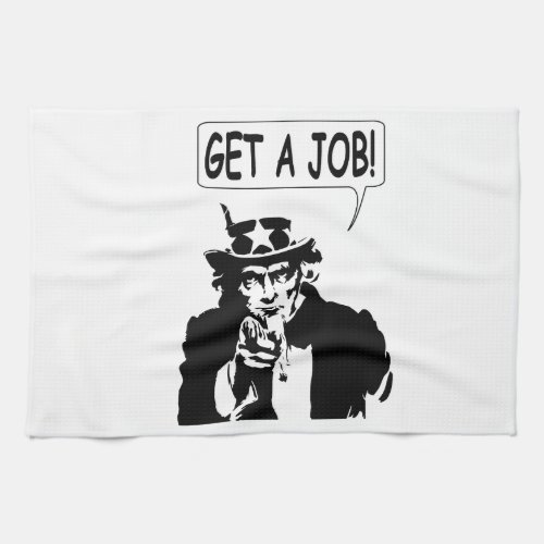 Uncle Sam Get A Job Towel