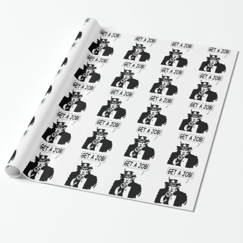 Uncle Sam Get A Job Wrapping Paper