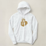 Uncle Sam Gold Hoodie Embroidery at Zazzle