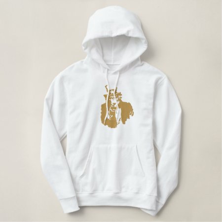 Uncle Sam Gold Hoodie Embroidery
