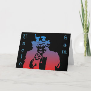 Uncle Sam Greeting Card