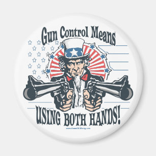 Uncle Sam Gun Control Magnet