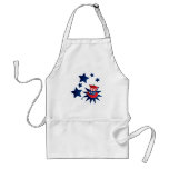 Uncle Sam hat and stars Adult Apron