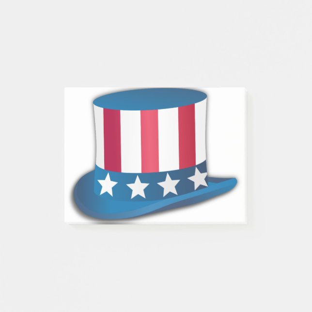 Uncle Sam Hat Post-it Notes (Front)