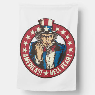Uncle Sam House Flag