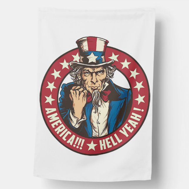 Uncle Sam House Flag (Front)